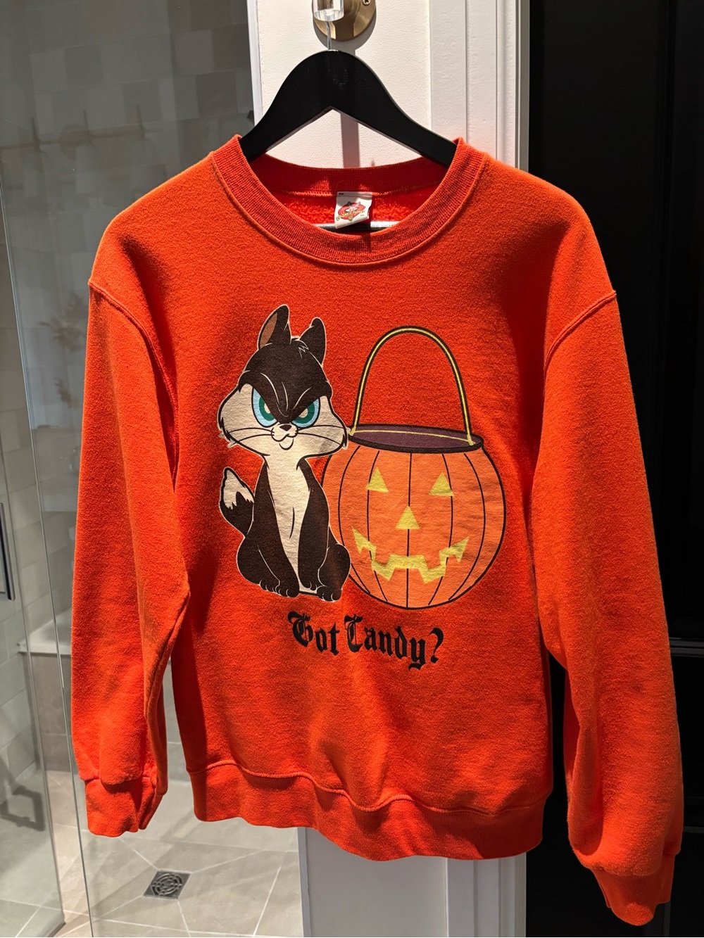 Vintage 90s warner bros looney tunes halloween sweater
